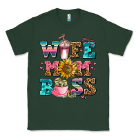 Sports Green wife mom boss Classic Tee - AdoDesignShop