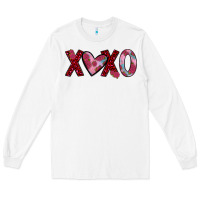 White xoxo Long Sleeve Tee - JahusDesignShop