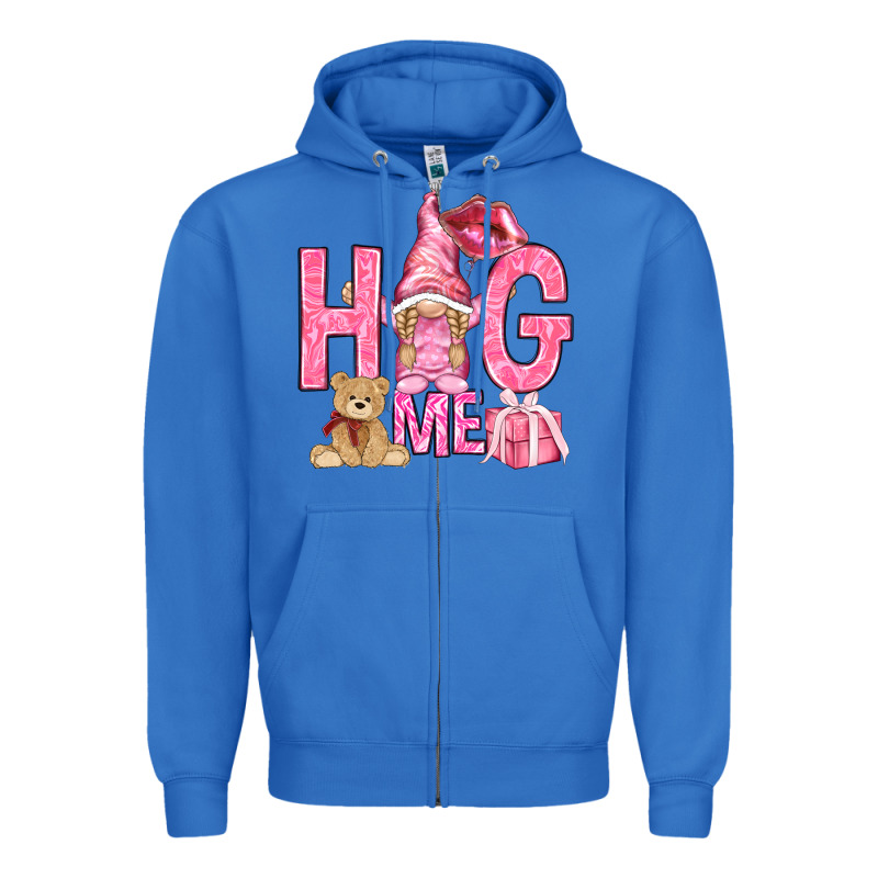 Hug Me With Gnome Zipper Hoodie by NancyCooperArtShop | Teevron