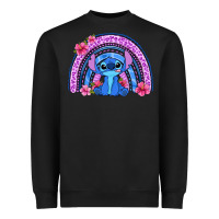 Stitch Rainbow Heavyweight Sweatshirt | Teevron