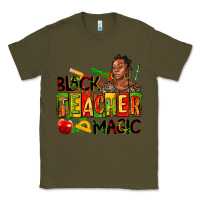 Army Green black teacher  magic Classic Tee - AdoDesignShop
