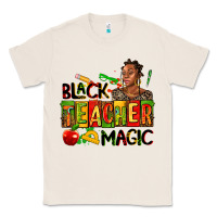 Natural black teacher  magic Classic Tee - AdoDesignShop