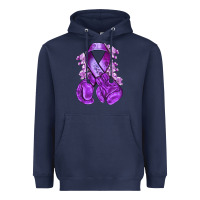 Navy Domestic Violence Warrior purple ribbon Heavyweight Hoodie - NancyCooperArtShop