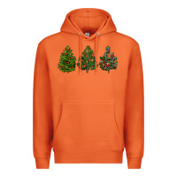 Carrot christmas trees Premium Hoodie - LillyAllenDesigns