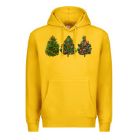Lemon christmas trees Premium Hoodie - LillyAllenDesigns