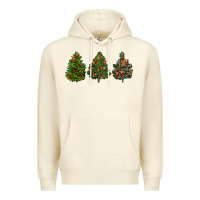 Sandshell christmas trees Premium Hoodie - LillyAllenDesigns