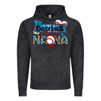 Vintage Arctic baseball nana with leopard Vintage Hoodie - Zillion Design Studio