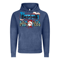 Vintage Denim baseball nana with leopard Vintage Hoodie - Zillion Design Studio