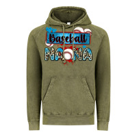Vintage Olive baseball nana with leopard Vintage Hoodie - Zillion Design Studio