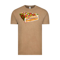 Vintage Coffee red christmas cake fa element 1 Vintage Tee - FaDigitalArtStudio