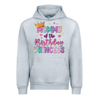 Heather Grey mommy of the birthday princess Urban Hoodie - NancyCooperArtShop