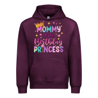 Mauve Wine mommy of the birthday princess Urban Hoodie - NancyCooperArtShop