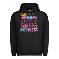 Pigment Black mommy of the birthday princess Urban Hoodie - NancyCooperArtShop