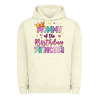 Pigment Pistachio mommy of the birthday princess Urban Hoodie - NancyCooperArtShop