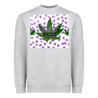 Heather Grey i bet my soul smells like weed Heavyweight Sweatshirt - CTS Tumbler Store