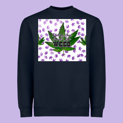 I Bet My Soul Smells Like Weed Heavyweight Sweatshirt Designed By Cts Tumbler Store