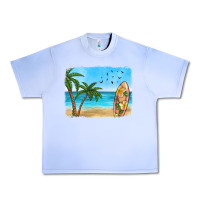 Grape Ice beach background Urban Heavy Tee - HRA Design Shop
