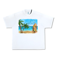 White beach background Urban Heavy Tee - HRA Design Shop