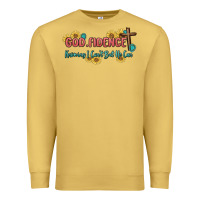 Antique Gold god fidence Premium Sweatshirt - MaliasSmallBusiness