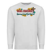Dove Grey god fidence Premium Sweatshirt - MaliasSmallBusiness