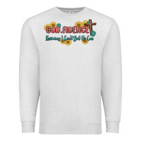 Oatmeal Heather god fidence Premium Sweatshirt - MaliasSmallBusiness