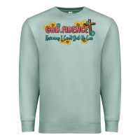 Seafoam god fidence Premium Sweatshirt - MaliasSmallBusiness