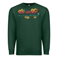 Sports Green god fidence Premium Sweatshirt - MaliasSmallBusiness