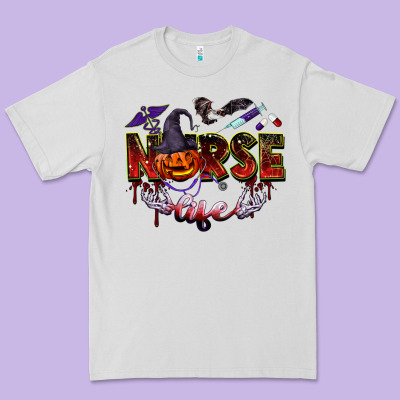Halloween Nurse Life Premium Tee Designed By Barkaloodesign