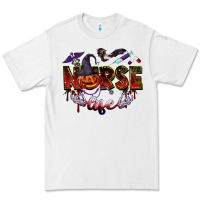 White halloween nurse life Premium Tee - BarkalooDesign