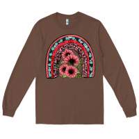 Chestnut valentines sunflower rainbow Long Sleeve Tee - JahusDesignShop