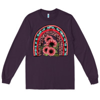 Plum valentines sunflower rainbow Long Sleeve Tee - JahusDesignShop