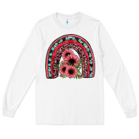 White valentines sunflower rainbow Long Sleeve Tee - JahusDesignShop