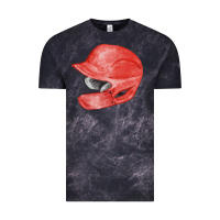 Cloud Black red baseball batting helmet fa element Vintage Tee - FaDigitalArtStudio