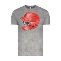 Cloud Rock red baseball batting helmet fa element Vintage Tee - FaDigitalArtStudio