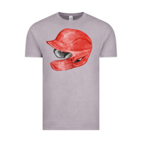 Vintage Zinc red baseball batting helmet fa element Vintage Tee - FaDigitalArtStudio