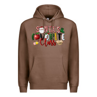 Chestnut Santa's Favorite Class Christmas Premium Hoodie - LillyAllenDesigns