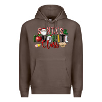 Coffee Santa's Favorite Class Christmas Premium Hoodie - LillyAllenDesigns
