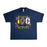 Navy happy 100 day of school american football baseball Urban Heavy Tee - RacoonDesign