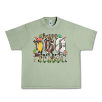 Oil Green happy 100 day of school american football baseball Urban Heavy Tee - RacoonDesign