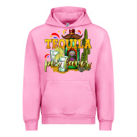 Fuchsia Pink Tequila Por Favor Urban Hoodie - texasbilliewilder