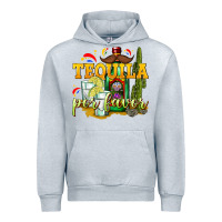 Heather Grey Tequila Por Favor Urban Hoodie - texasbilliewilder