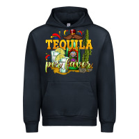 Navy Tequila Por Favor Urban Hoodie - texasbilliewilder