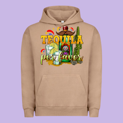 Tequila Por Favor Urban Hoodie Designed By Texasbilliewilder