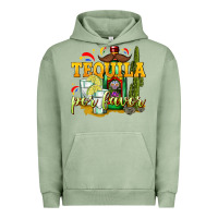 Pigment Oil Green Tequila Por Favor Urban Hoodie - texasbilliewilder