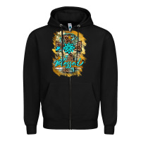 Black western cross blessed lily butterfly Zipper Hoodie - BarkalooDesign