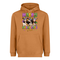 Meerkat happy mardi gras y'all Heavyweight Hoodie - MaliasSmallBusiness