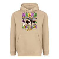 Mushroom happy mardi gras y'all Heavyweight Hoodie - MaliasSmallBusiness