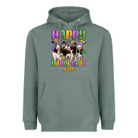 Sage happy mardi gras y'all Heavyweight Hoodie - MaliasSmallBusiness