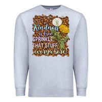 Heather Grey kindness is free sprinkle Premium Sweatshirt - NancyCooperArtShop