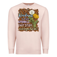 Pale Pink kindness is free sprinkle Premium Sweatshirt - NancyCooperArtShop